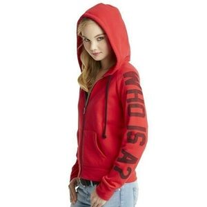 AEROPOSTALE PRETTY LITTLE LIARS PLL Hoodie Sweatshirt Jacket “Who is A?” Large